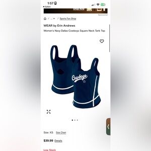 Wear by Erin Andrews Dallas Cowboys Tank Top